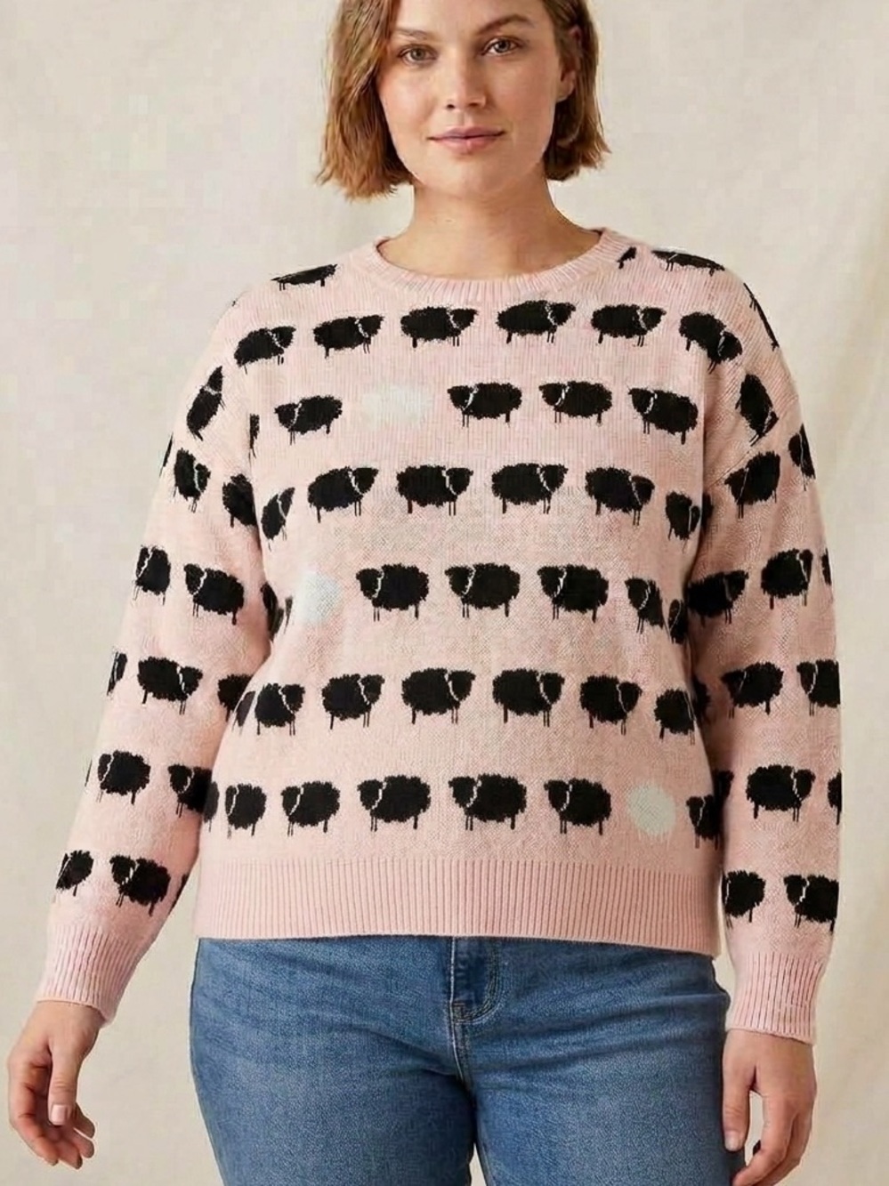 XL Cotton Country by Parkhurst Holy Sheep Sweater Ewella & the Gang Black Sheep